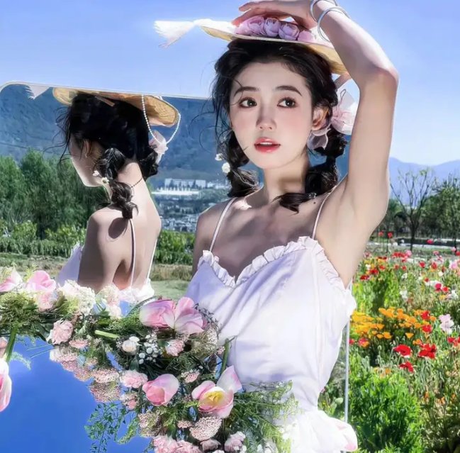 落花流水春去